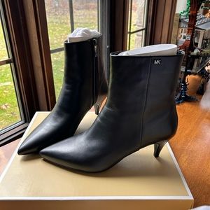 Michael Kors Blaine Flex Kitten Leather Bootie